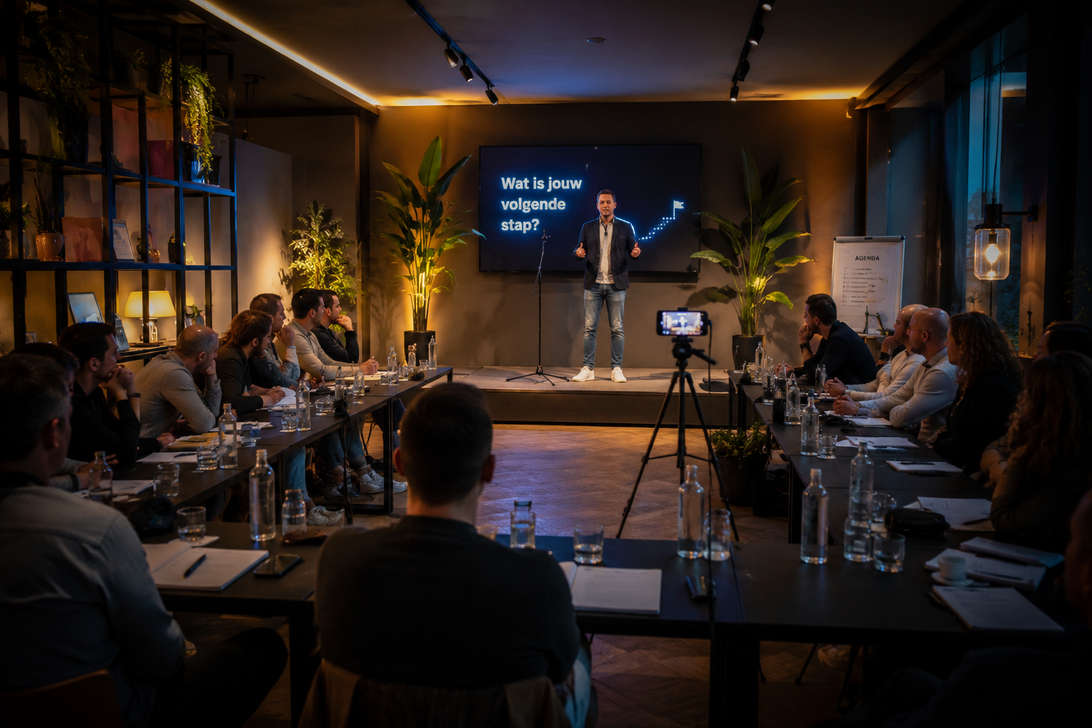 Ondernemers presenteren hun bedrijf